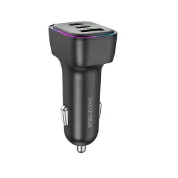 Автомобільний зарядний пристрій BOROFONE BZ28C Trophie PD60W(2C1A) чорний car charger