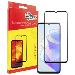 Стекло защитное Dengos Full Glue HONOR X7a (black) (TGFG-334)