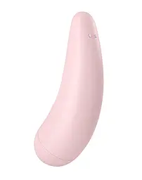 Вакуумний стимулятор клітора з вібрацією Satisfyer Curvy 2+ рожевий - мініатюра 3