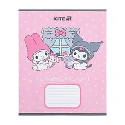 Зошит Kite Kuromi, 12 аркушів, коса лінія (HK25-235-2), в асортименті - мініатюра 4