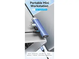 Мультипортовий адаптер Vention 5-in-1 USB-C to HDMI/USB3.0x3/PD (TGESB) - мініатюра 8