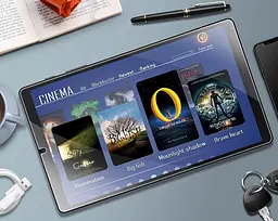 Захисне скло DK для Samsung Galaxy Tab A9 X110/X115 Full Glue 3 шт (018641) - мініатюра 4