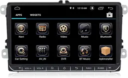 Стереосистема Android 10 9" для Volkswagen VW Passat Golf MK5 Jetta Tiguan T5 Skoda Seat GPS - мініатюра 3