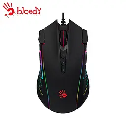 Миша Bloody J90s Black (J90s Bloody (Black)) - мініатюра 5