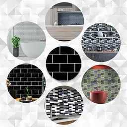 Самоклеюча поліуретанова плитка Sticker Wall чорна цегла 305х305х1мм D SW-00001186 - мініатюра 7