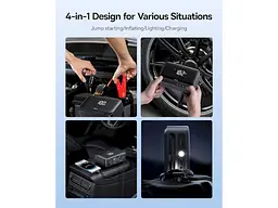 Автономний пусковий пристрій (бустер) BASEUS Super Energy 4in1 Car Jump Starter 600А BS-CH013 (C00245902111-00) - мініатюра 7