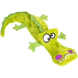 Іграшка для собак GiGwi Plush Friendz Крокодил з 4-ма пищалками 38 см