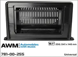 Універсальна рамка для магнітол 10.1" AWM 781-00-255 - мініатюра 7