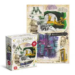 Пазл класичний "Harry Potter. Міністерство магії та Алея Ноктерн" 200504, 450 елементів - мініатюра 2