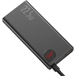 Power Bank Baseus Adaman Metal Digital 20000mAh 22.5W (P10021502112-01) (PPADM20S) Black EU - мініатюра 3