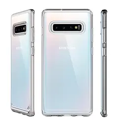 Чохол прозорий протиударний Spigen Ultra Hybrid 605CS25801 для Samsung Galaxy S10 (6.1") Clear - мініатюра 6