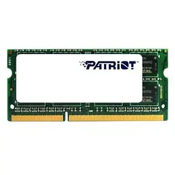 Пам'ять SO-DIMM, DDR3, 8Gb, 1600 MHz, 1.35V Patriot teh0023974