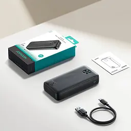 УМБ Joyroom JR-PBF16 20000mAh QC+PD 22,5W Black (6956116717360) - мініатюра 13