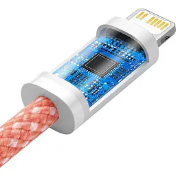 Кабель Baseus Dynamic Series Fast Charging Cable Type-C to Lightning 20W 2m CALD000107 Orange - мініатюра 2