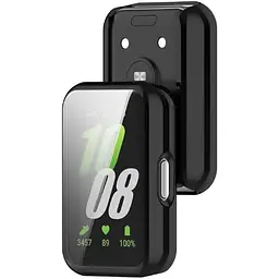 Чохол-накладка DK Samsung Galaxy Fit3 (R390) Silicone Face Case (black) - мініатюра 2