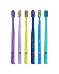 Зубна щітка Curaprox Soft 1560 жовта з синім - мініатюра 2