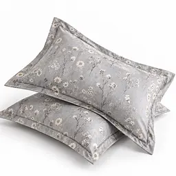 Набір наволочок Love You Silver 50×70+5 см тенсель 300TC 2 шт. сірий (ly65052) - мініатюра 2