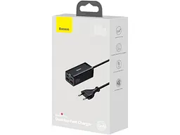 Мережевий зарядний пристрій BASEUS GaN 3 Pro 100 W Black (CCGP000101) - мініатюра 8