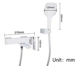 Змішувач для ванни Gappo G3217-8 - мініатюра 8