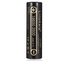 Акумулятор LiitoKala Lii-35A 18650 3500 mAh Чорний (1589509576) - мініатюра 4
