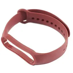 Ремінець для фітнес-браслету Xiaomi Mi Band 5/6/7, Original design, Marsala