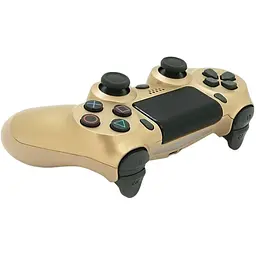 Геймпад Brazzers бездротовий для PS4 Wireless DualShock 4 роз'єм для навушників LED light bar Gold 3.7V 600 mAh Blister-box