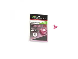 Груз Чебурашка Intech розбірна 0,7г 4шт/уп Tungsten 74 Gloss Pink UV