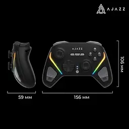 Геймпад Ajazz GP100 Set Black (GP100S-B) - мініатюра 6