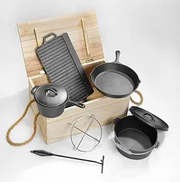 Набір чавунного посуду для барбекю Grill Meister Dutch Oven Set GDO-7 - мініатюра 5