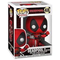 Фігурка Funko Pop Marvel Zombies Deadpool on scooter Зомбі Дедпул на скутері 10 см (FP D D 48) - мініатюра 3