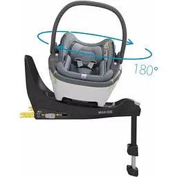 Автокрісло Maxi-Cosi Coral 360 Essential Grey, Black Shell (8559050111) - мініатюра 5