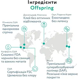 Підгузки Offspring Dinoland розмір NB до 4 кг 56 шт. (DP-OI-FAT-NB56P-DNL) - мініатюра 5
