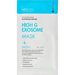 Маска для сяяння обличчя Neogen Dermalogy High G Exosome Mask 39 г