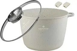 Каструля з кришкою Edenberg EB-3963 10 л 28х20 см бежева