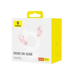 Навушники Baseus Bowie WM01 True Wireless Earphones розовий NGTW370004 - мініатюра 6