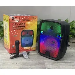 Портативна акустична система XPRO OTY-809 з Bluetooth RGB чорна (MER-15707_1473) - мініатюра 4