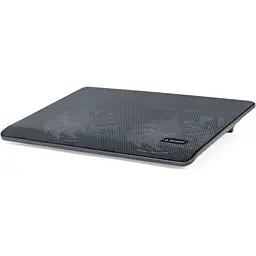 Підставка до ноутбука Gembird до 15.6", 2x125мм вентилятори, чорний (NBS-2F15-05) - мініатюра 2