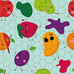 Багаторазова пелюшка Pelushka Fruits 40х60 см