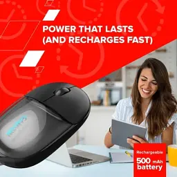 Мишка Canyon OnClick 24 Wireless Black (CNS-CMSW24B) - мініатюра 12