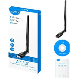 Wi-Fi адаптер Cudy WU1400 [121803] - мініатюра 6