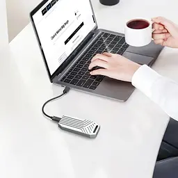 Зовнішня кишеня Grey, M.2, Type-C 4.0, 1xM.2 NVMe Maiwo teh0020671 - мініатюра 8