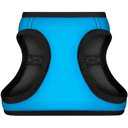 Шлея для собак м'яка Waudog Clothes з QR паспортом Colors of freedom, XS2, 28-31х20-22 см - мініатюра 3
