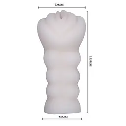 Мастурбатор вагінальний Realistic Pussy, прозора Baile BM-009152N 103614 - мініатюра 4