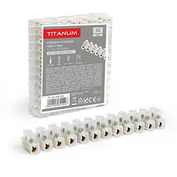 Клемна колодка гвинтова 3А 12шт 4мм2 PE (TF-KL3А-PE) TITANUM TITANUM (29027-000)