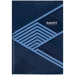 Книга записна Axent Lines А4, 96 аркушів, клітинка, синя (8422-581-A)