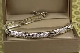 Браслет Xuping Jewelry арія 21 см 6 мм сріблястий