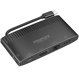 USB-Хаб Promate на 6 портів (mediahub-c6.black)