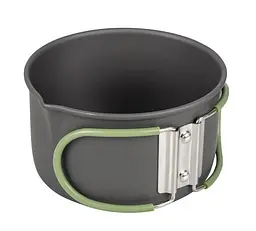 Набор посуды Bo-Camp Explorer 4 Pieces Hard Anodized Grey/Green (2200244) (DAS301407) - миниатюра 7