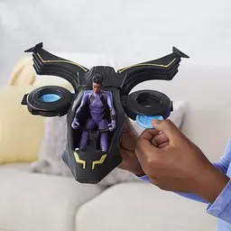 Ігровий набір Чорна Пантера з літаком Hasbro Marvel Black Panther Wakanda Forever and Vibranium Blast Sunbird фігурка 15 см (SKU-237) - мініатюра 4