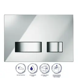 Інсталяція Cersanit Aqua 22 з кнопкою MOVI та унітазом CARINA CLEAN ON з сидінням Slim 30412 - мініатюра 6
